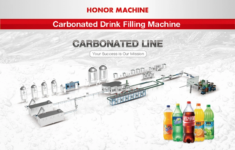 Industrial Production of Bulk Bottled Durable Gas Beverages Cold Drink Packaging Label Facilities